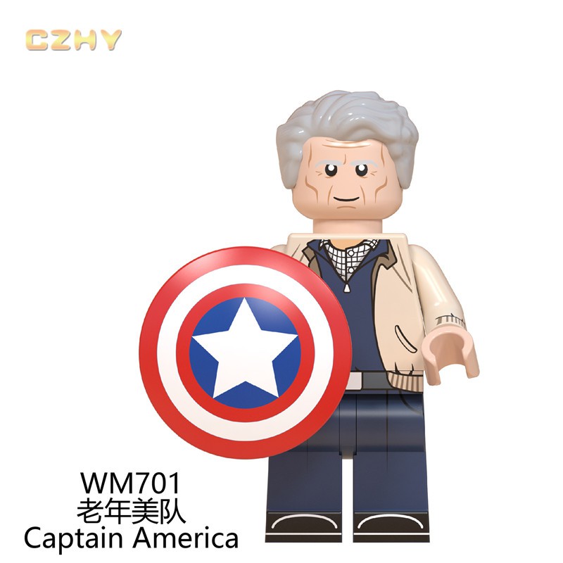 Bộ đồ chơi lego xếp hình kiểu Captain America cao cấp
