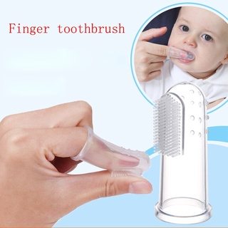 Trẻ sơ sinh Massage Răng rụng trứng Trẻ em Trẻ em Trẻ em Silicone Ngón tay Răng Bàn chải nướu trong suốt