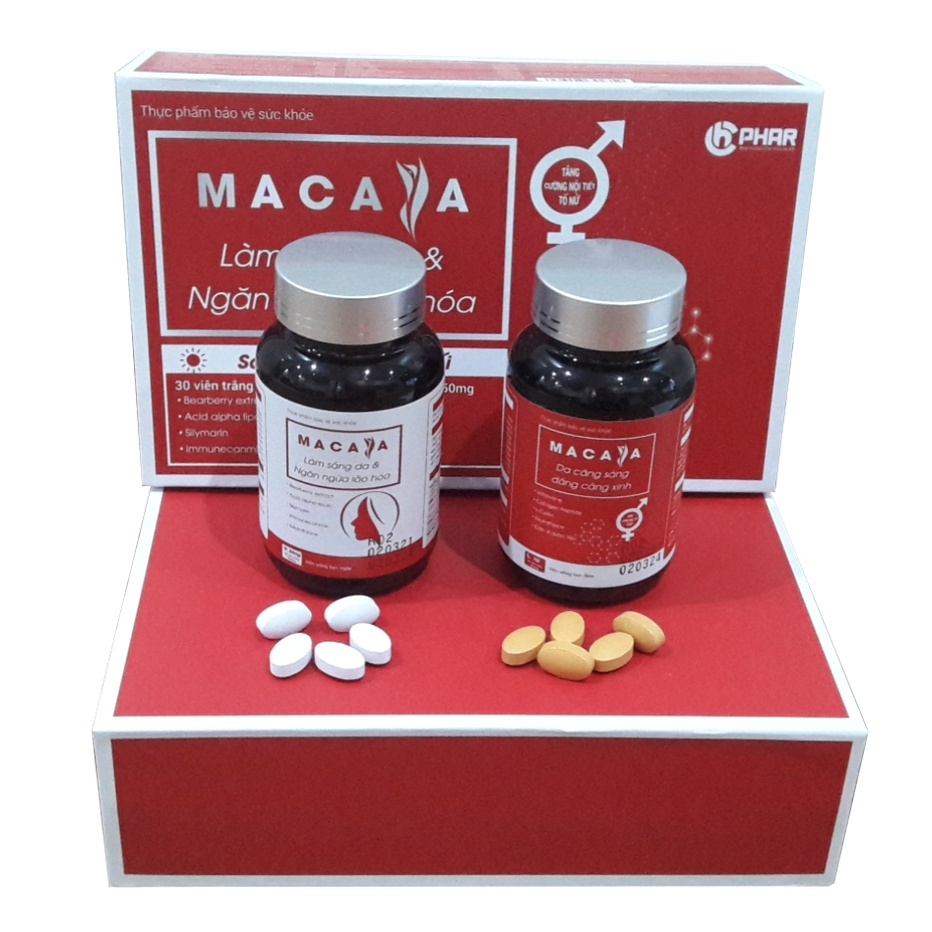 Viên uống sáng da MACASA - Bổ sung Collagen, Glutathione làm sáng da và ngăn ngừa lão hóa