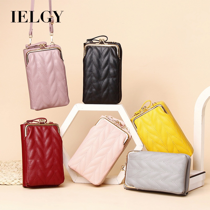 Túi đeo vai IELGY nhỏ gọn đựng điện thoại phong cách Hàn Quốc thời trang cho nữ