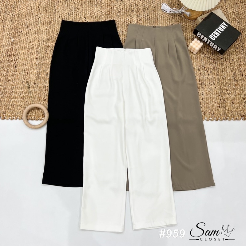 QUẦN XUÔNG NỮ, QUẦN CULOTTES CẠP SIÊU CAO CHẤT VẢI XỊN MỊN QUẢNG CHÂU LOẠI 1 MS20715