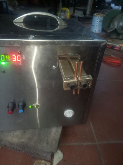 Máy hàn seo pin giá hạt rẻ hàn kẽm dày