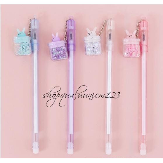 Bút bi tòng teng hủ kim tuyến mèo siêu cute bút hoạt hình bút dễ thương