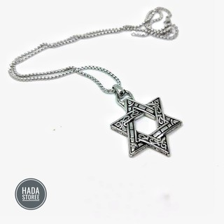 Dây chuyền hợp kim TlTAN Dây chuyềnsao 6 cánh - mẫu D06