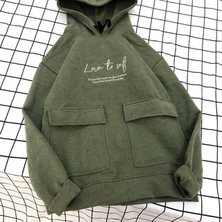 Áo hoodie Love to self - ẢNH THẬT