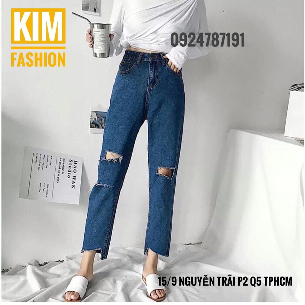 Quần baggy bigsize kimfashion, quần ulzzang form rộng bigsize BGD đạm-56 từ 60-90kg
