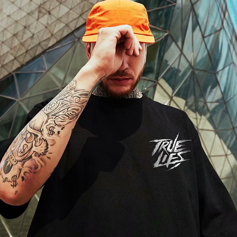 Áo Thun batik Cỡ Lớn Tay Ngắn Dáng Rộng In Chữ Tiếng Anh Cỡ Lớn M-8XL Phong Cách hip hop Đường Phố Cho Nam