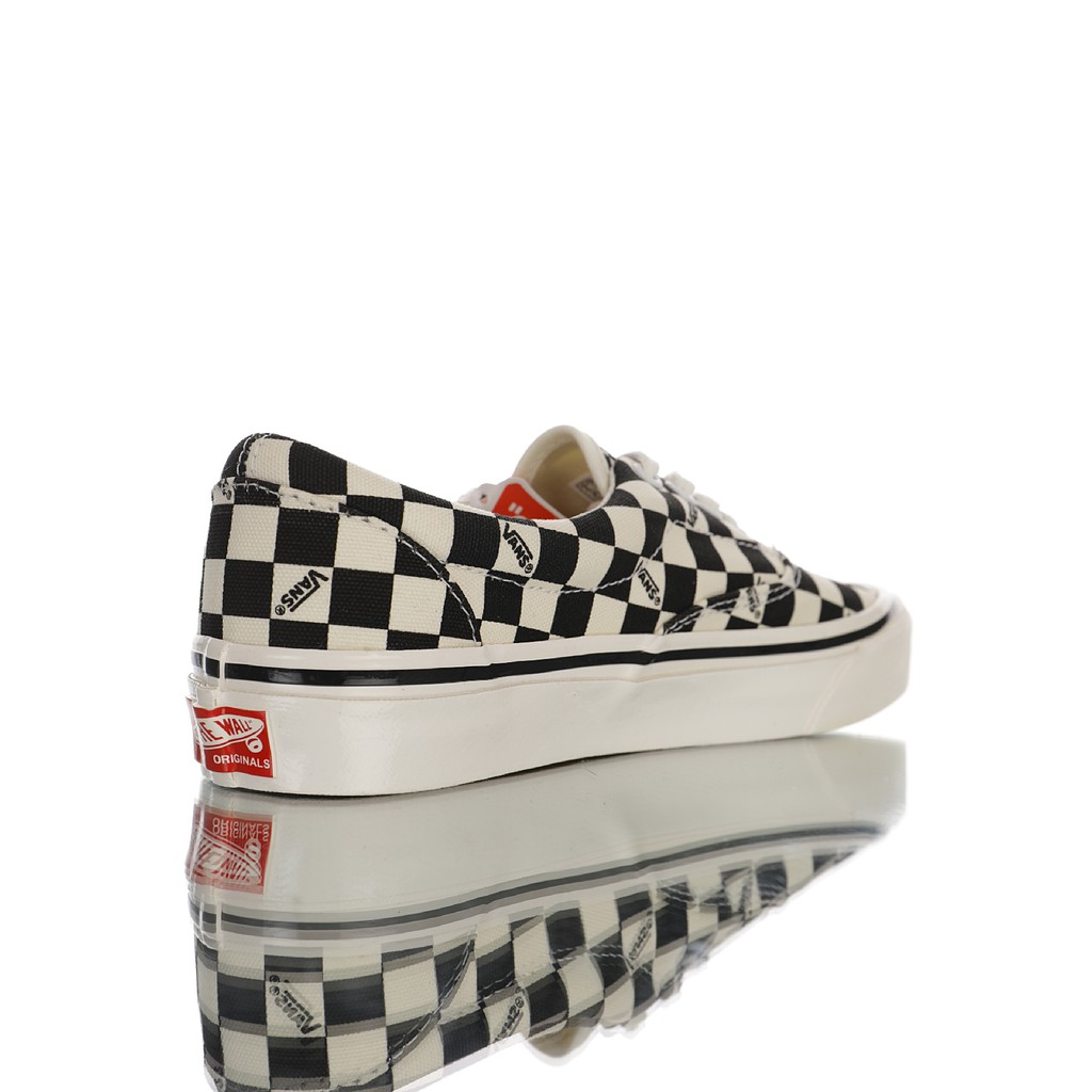 Vans Vault OG Authentic Era LXWhiteBlack Checkerboard All-match giày sneaker vải thường VN0A4BVA01Z