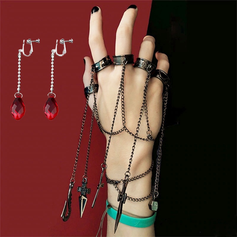 Trang Sức Đeo Tai/Tay Họa Tiết Hunter X Hunter Bắt Mắt Sành Điệu