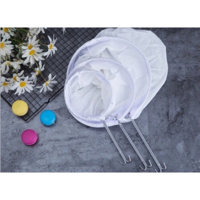 Vợt lọc trà vải cán inox304  - đường kính 24cm