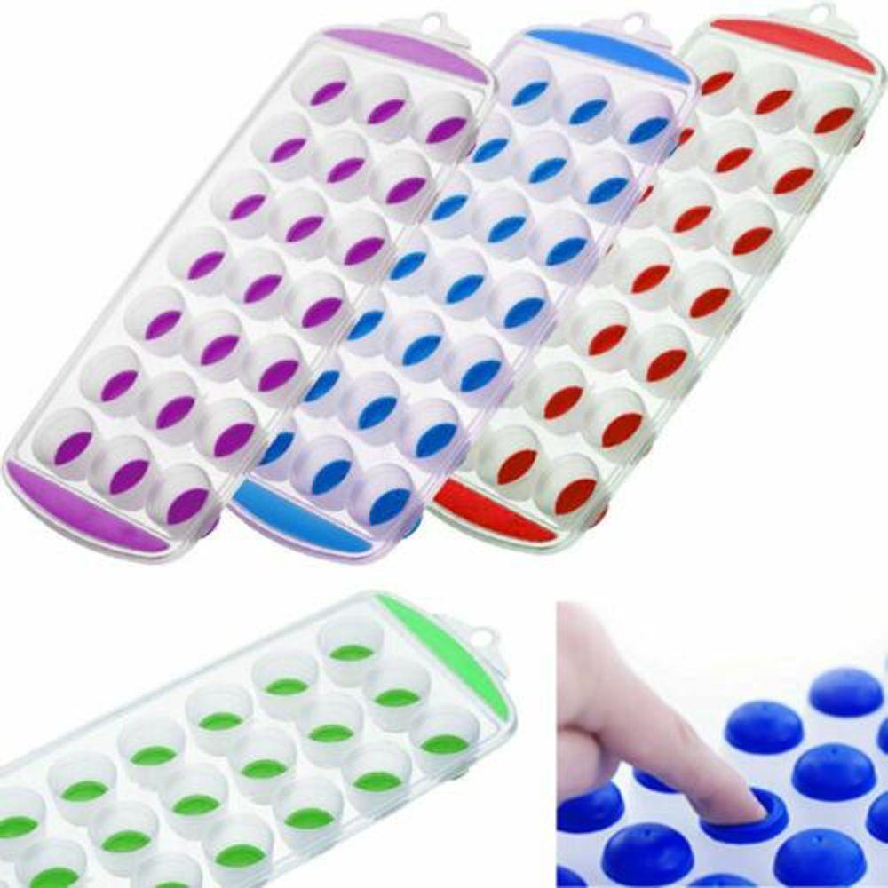 Khuôn Silicone Làm Đá Viên 21 Ô Tròn Dễ Dàng