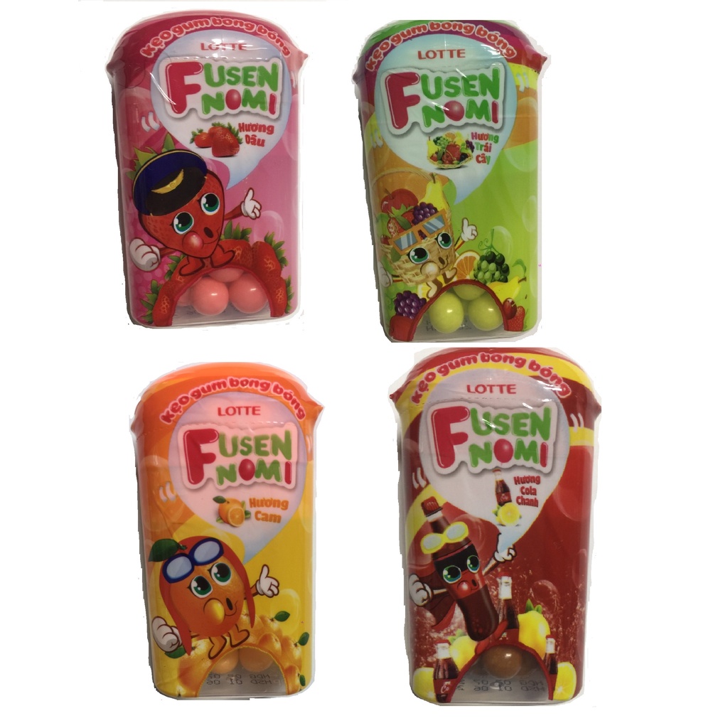 KẸO GUM BONG BÓNG LOTTE FUSEN NOMI