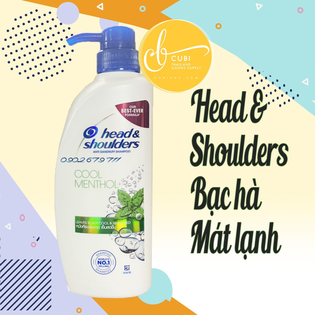 Dầu Gội Head &amp; shoulders Bạc Hà Thái Lan - 450ML