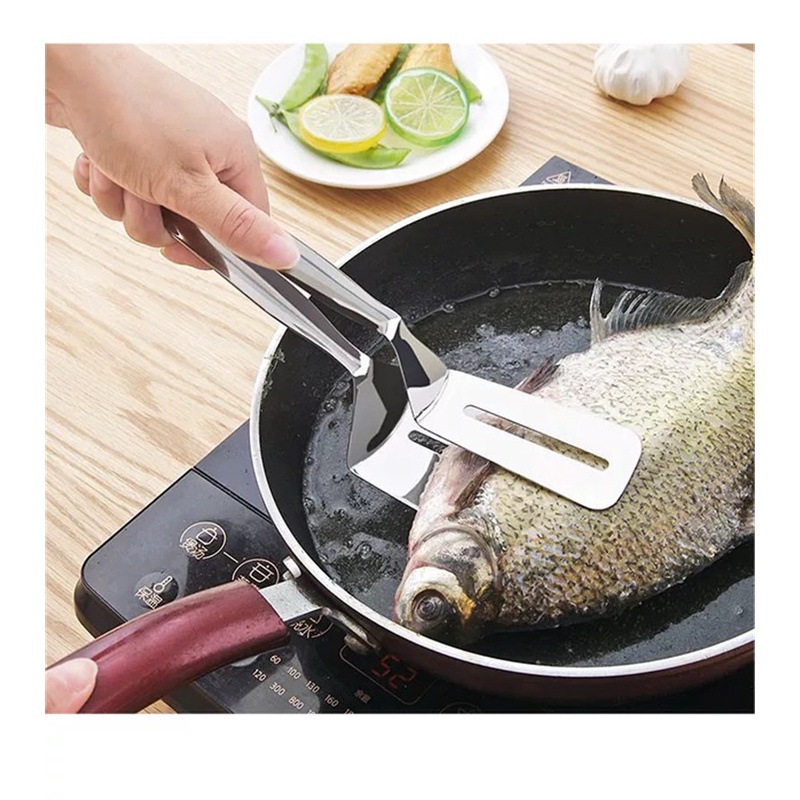 Kẹp gắp thức ăn nóng Inox cao cấp