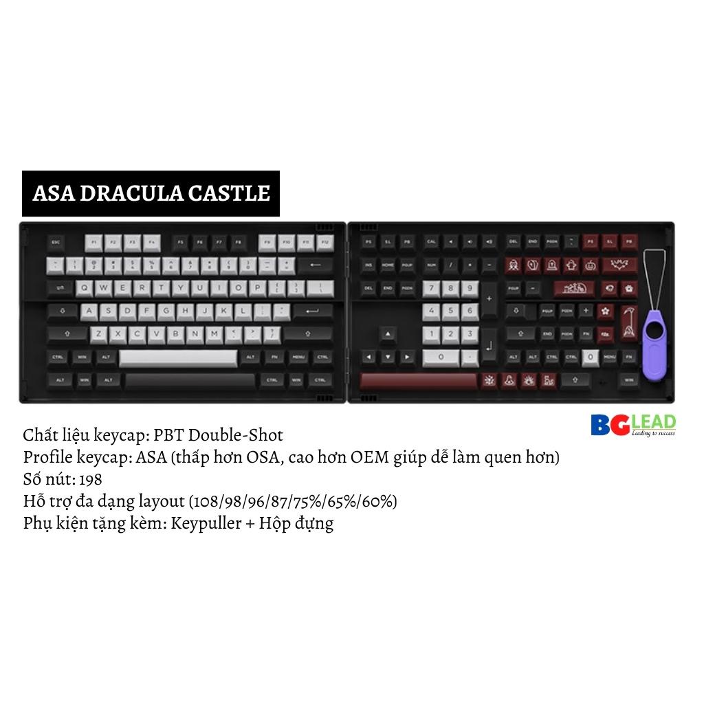 [Chính hãng] Bộ sưu tập keycap cho bàn phím cơ AKKO - ASA Profile 158 nút| 198 nút - Mai Hoàng phân phối