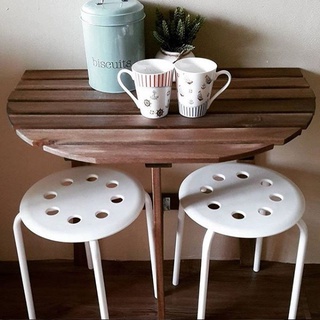 Ghế tròn trắng MARIUS IKEA