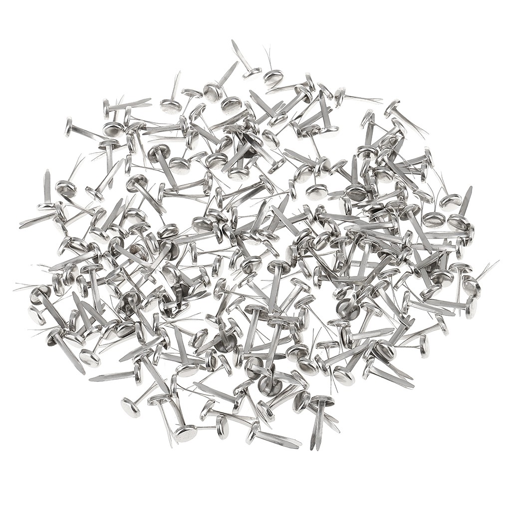 200 Pieces Mini Brads Paper Craft Fasteners For Cardmaking Scrapbooking