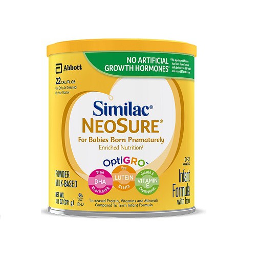 Sữa Similac Neosure cho trẻ sinh non nhẹ cân từ 0 -12 tháng tuổi