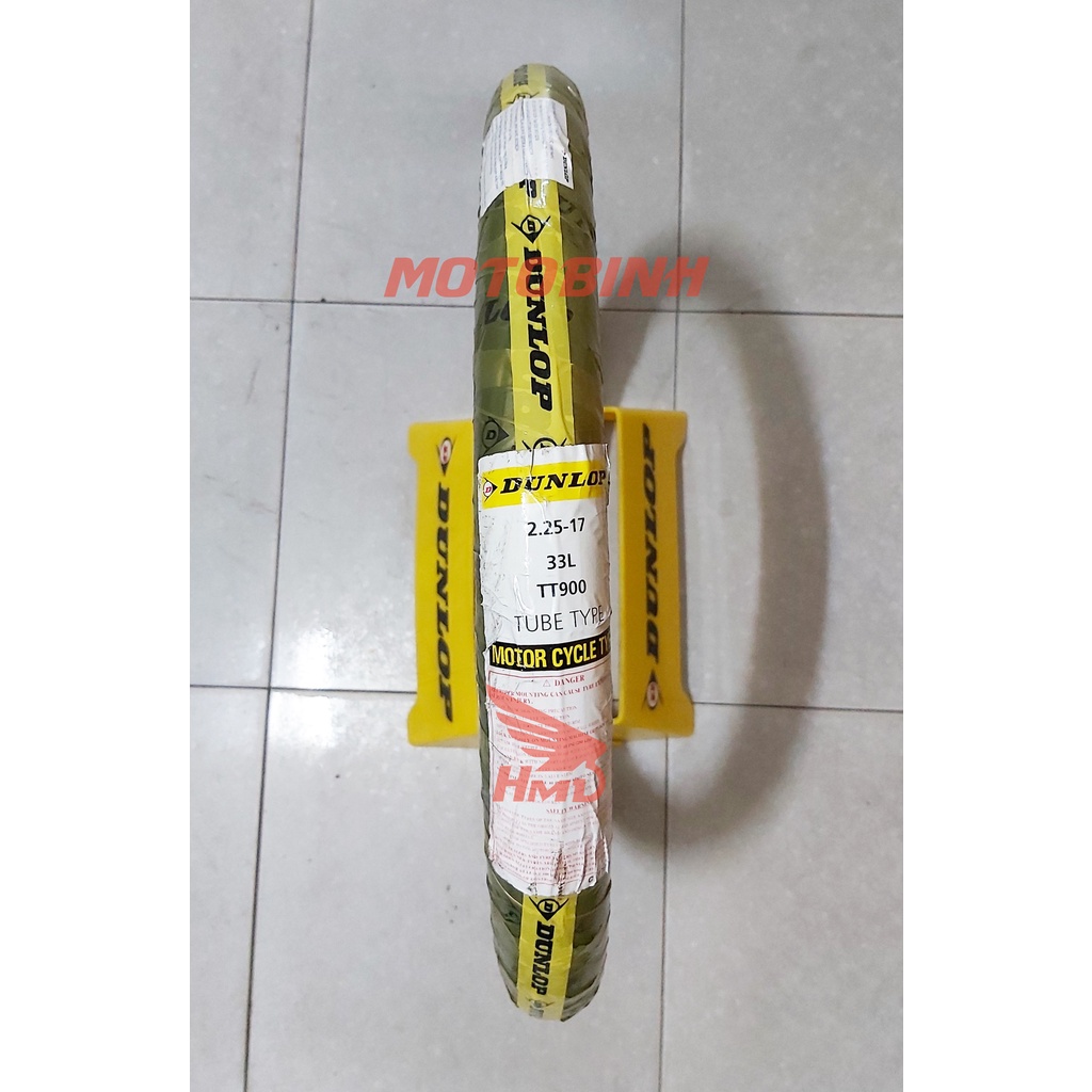 Cặp lốp/vỏ xe TT900 TT Dunlop dành cho xe Wave, Dream, ...
