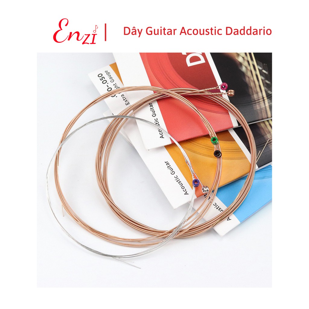 Dây đàn guitar acoustic D'addario EZ900 EJ13 EXP26 EZ910 EZ920 dây guitar sắt chất lượng Enzi