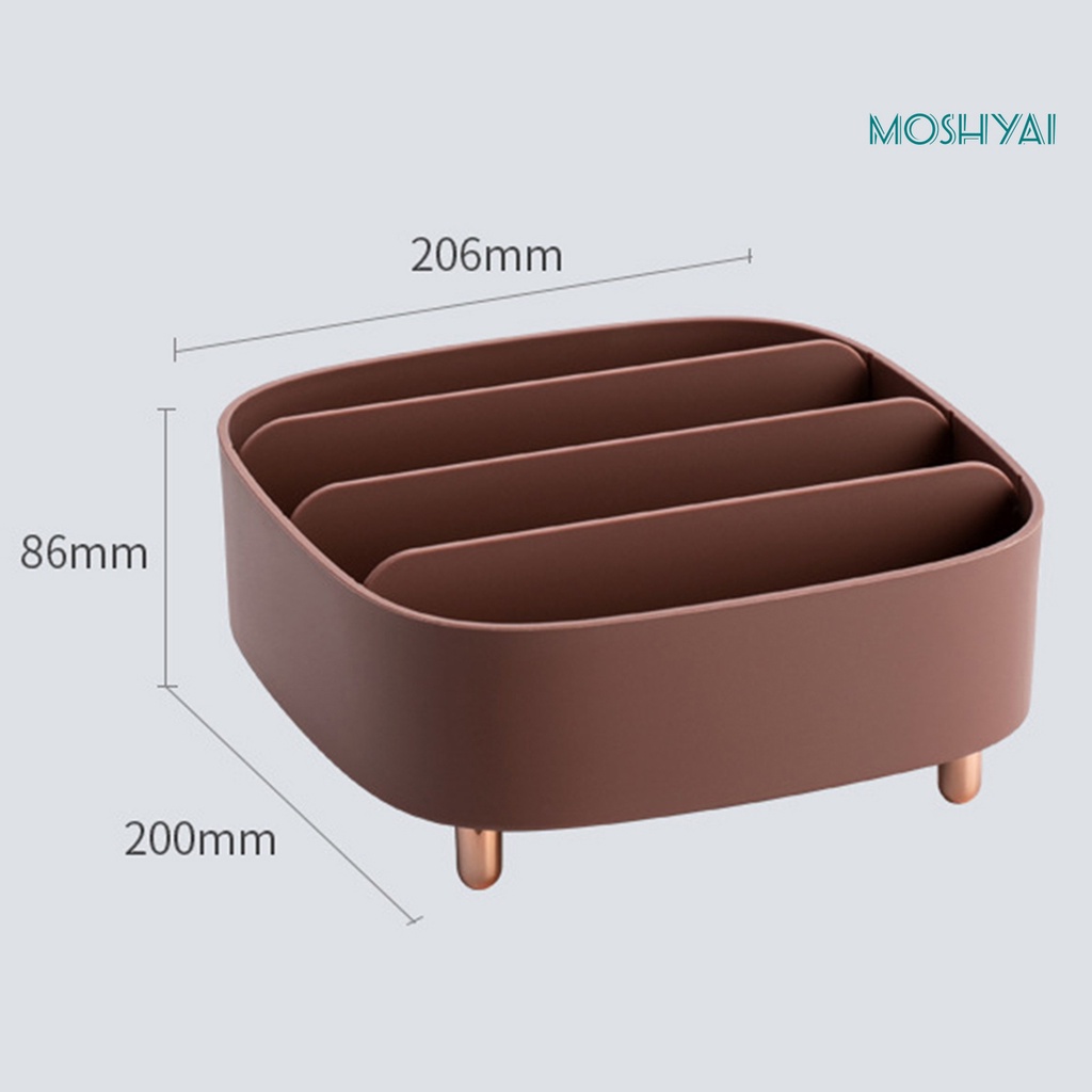 Giá Đỡ Mỹ Phẩm Để Bàn Bằng Nhựa Chống Trượt Sức Chứa Lớn