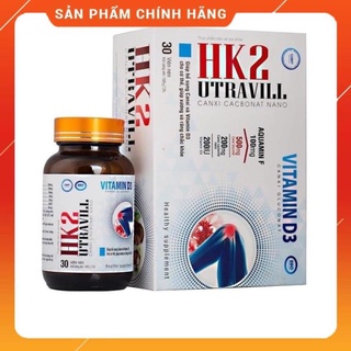 CANXI HK2 UTRAVILL – Bổ sung Canxi và Vitamin D3 giúp xương và răng chắc khỏe