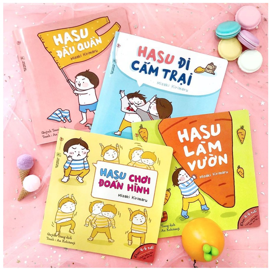 Sách - Ehon Những câu chuyện kỳ lạ của Hasu - Ehon cho bé từ 0 - 6 tuổi