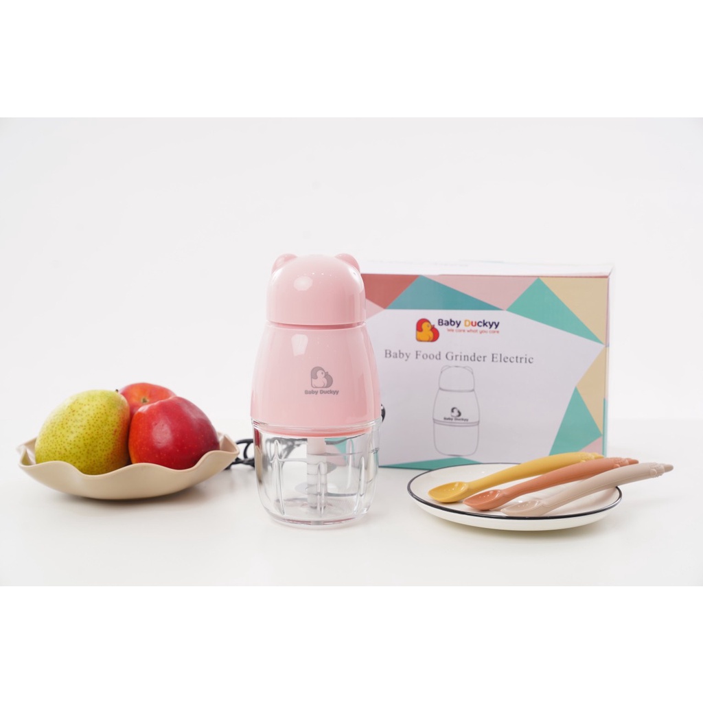 Máy xay đồ ăn dặm cho bé BABY DUCKYY 0.3L 6 lưỡi dao