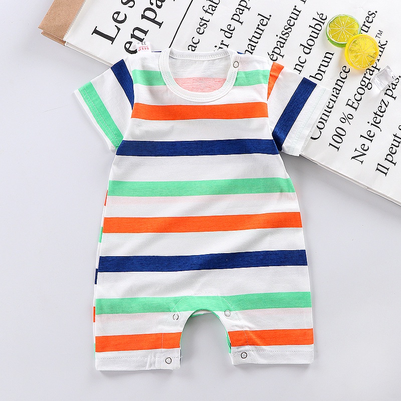 Áo liền quần Cotton In HoạT HìNh Dễ Thương Cho Bé GáI