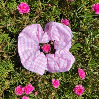 [SỈ] Cột tóc SCRUNCHIES caro vải đẹp