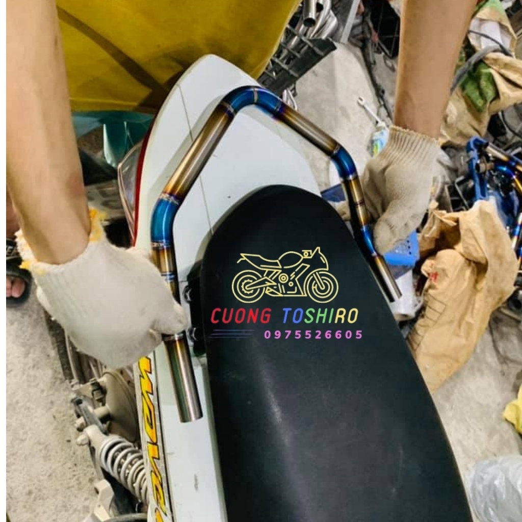 Tay xách titan Gr5 hàng chuẩn 100% lắp xe wave 50cc 100cc 110cc siêu nhẹ không gỉ bền đẹp thu hút mọi ánh nhìn