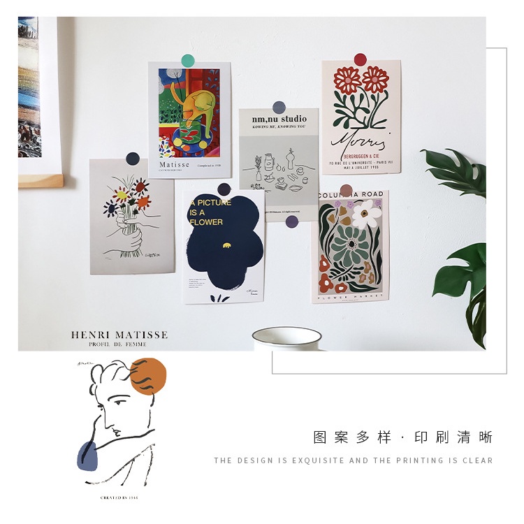 Ảnh dán tường, decor chụp ảnh, đóng khung tranh