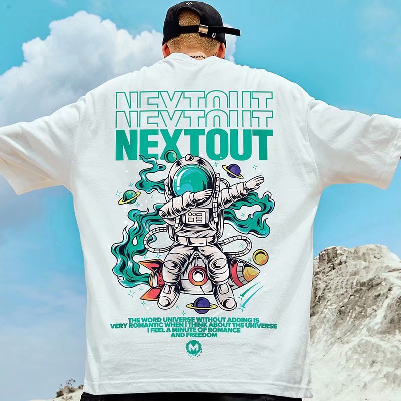 Áo thun tay ngắn họa tiết hoạt hình thời trang mùa hè cho nam và nữ size m - 8xl