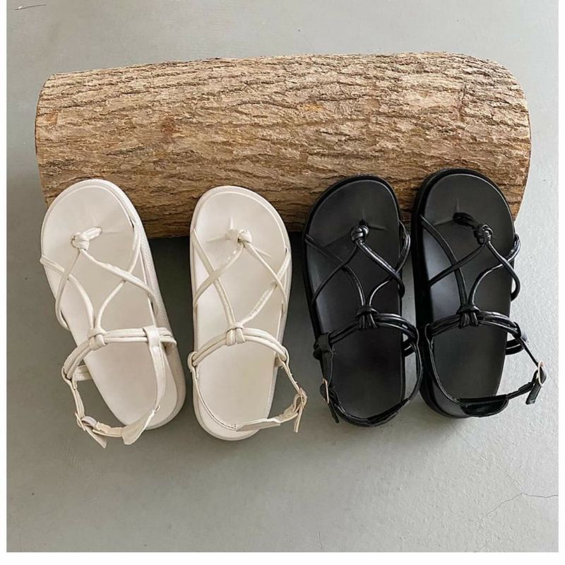 Ỏder dép sandal dây chéo ulzzang 4341
