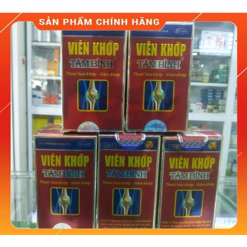 Viên khớp tâm bình lọ 60 viên