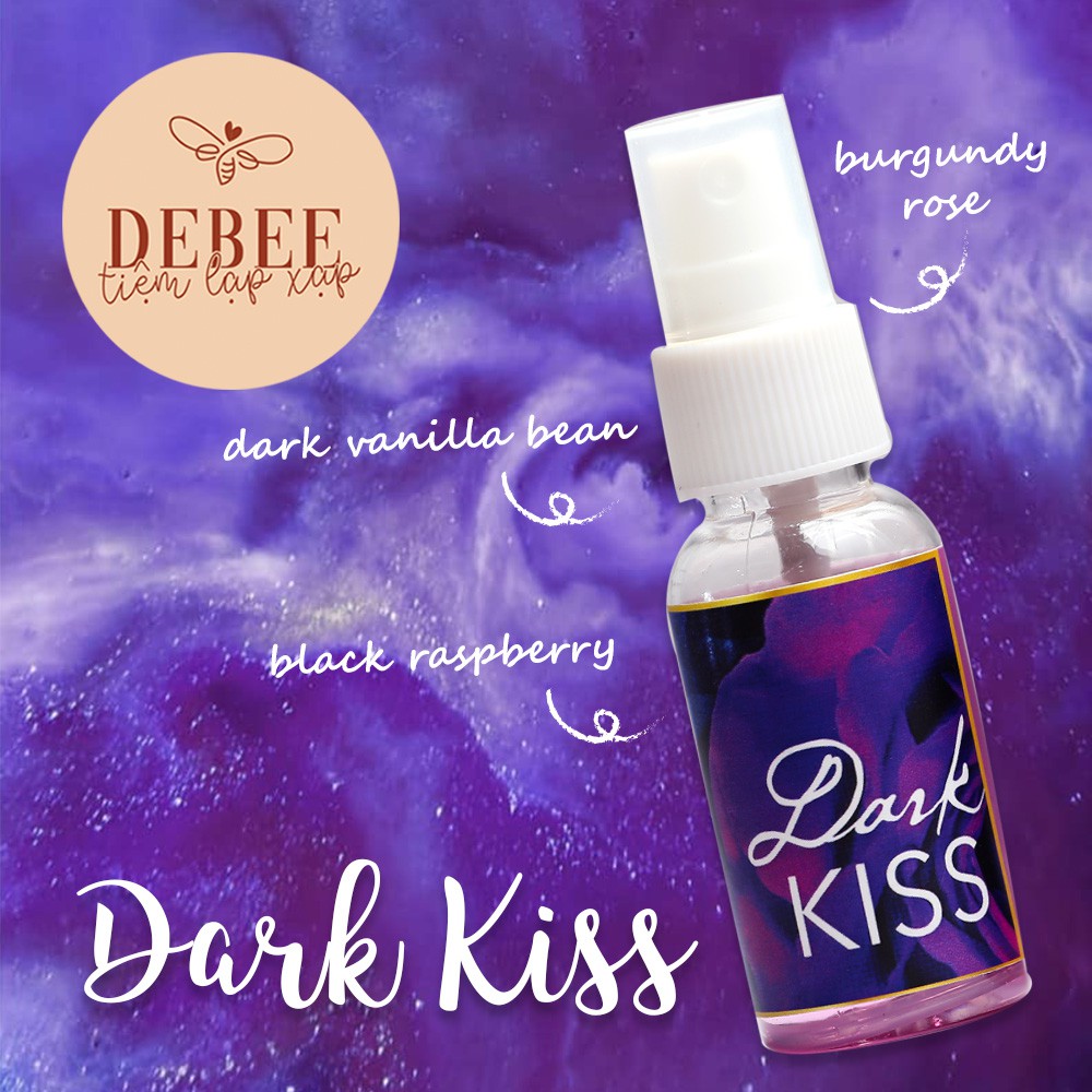Xịt thơm toàn thân DARK KISS Fine Fragrance Mist 30ml - Bath & Body Works