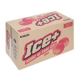 Nước vị trái cây ICE đào 490ml