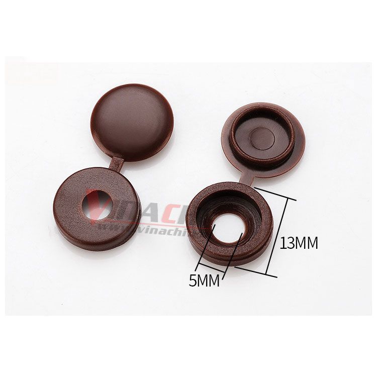 Nắp Chụp Đầu Vít Bằng Nhựa Dùng Được Cho Ốc Vít Đầu Vít 9mm Và Thân Vít 5mm Túi 100 Cái