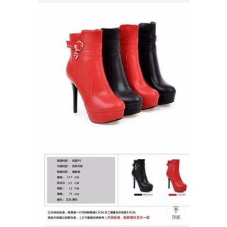Giày bốt nữ cao gót 12cm_g03_tata fashion - ảnh sản phẩm 7