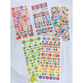 [CÓ SẴN] STICKERS TRANG TRÍ SHAPE - DAISO HÀN QUỐC