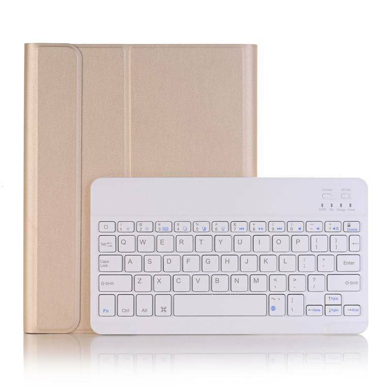 For iPad 7th Gen 10.2 2019 Wireless Bluetooth Keyboard + Flip PU Leather Stand Shockproof Case Cover | BigBuy360 - bigbuy360.vn