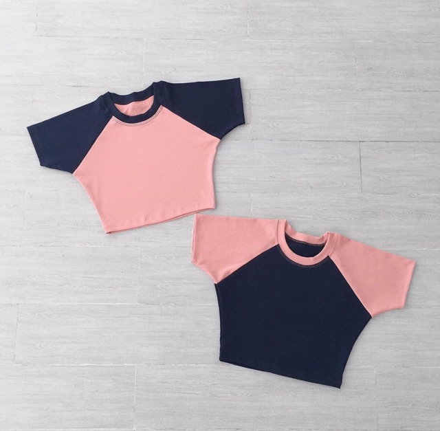 ÁO_CROTOP_RAGLAN🥑(kèm hình thật 100%)
