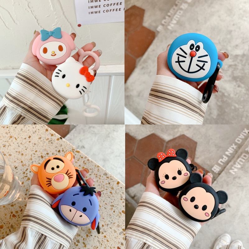 Vỏ silicon mềm hình Hello Kitty Melody bảo vệ hộp tai nghe không dây Baseus Wm01