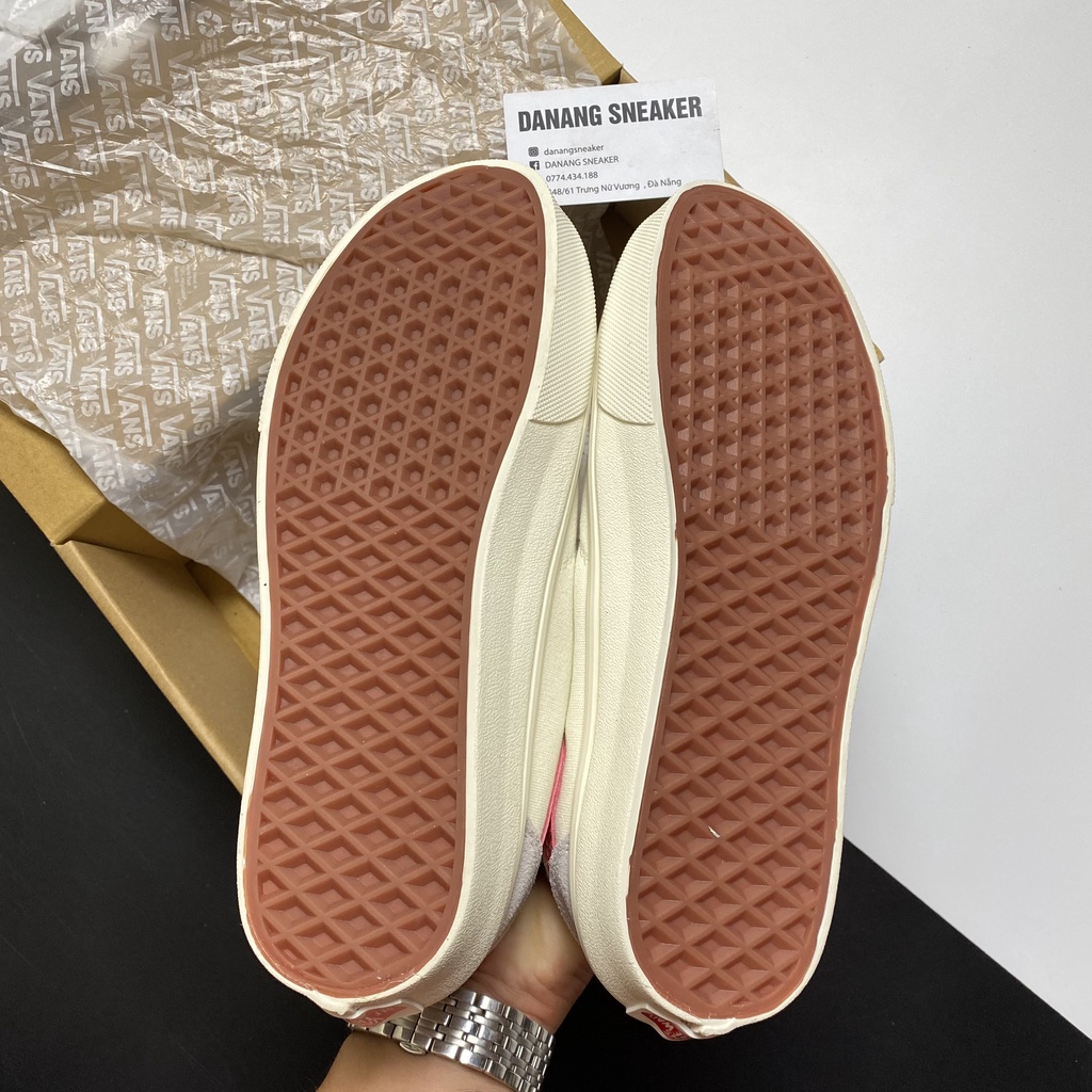 Giầy ⚡Vans Style 36 Sọc Đỏ Da⚡ Thật 1:1[Full Box] - Sneaker Vans Nam Nữ Hcm