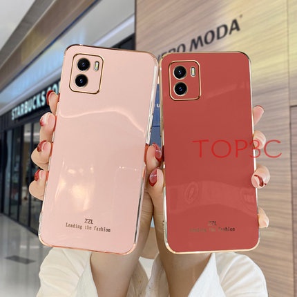 Ốp lưng vivo y16 Ốp Điện Thoại Viền Thẳng Thời Trang Cho Vivo Y16 Y02S Y35 V25 Y21 Y33S Y15S Y01 Y15A Y20 Y20S Y21S Y33T T1X Y12S ZB