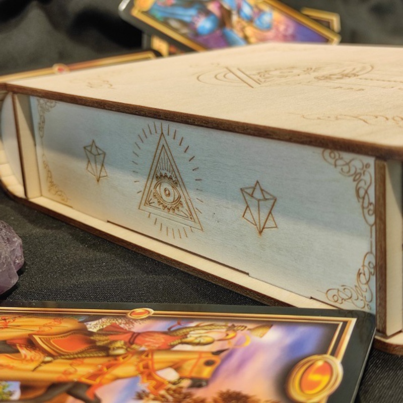 Hộp Đựng Bài Tarot / Trang Sức Để Bàn Tiện Lợi