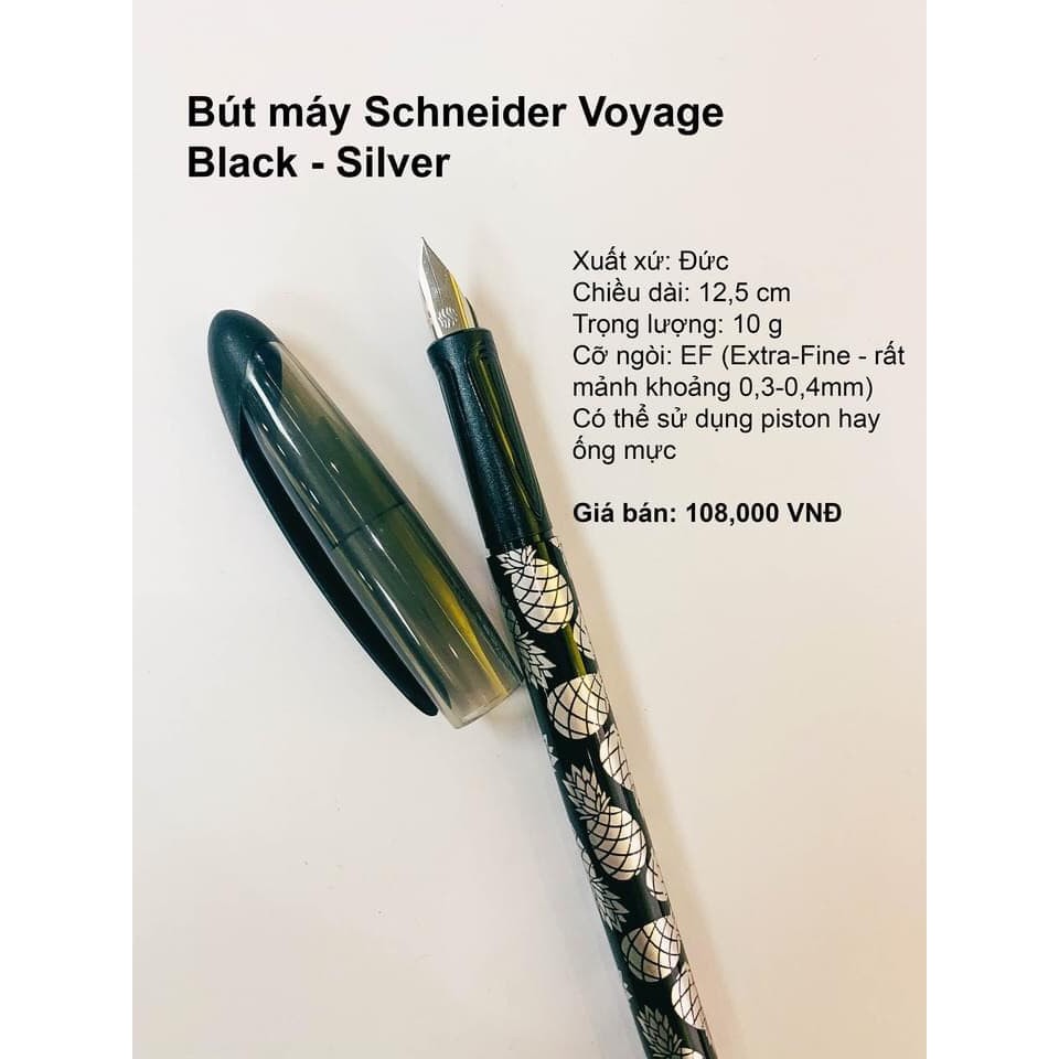 Bút máy học sinh Schneider Voyage Ngòi EF siêu bền