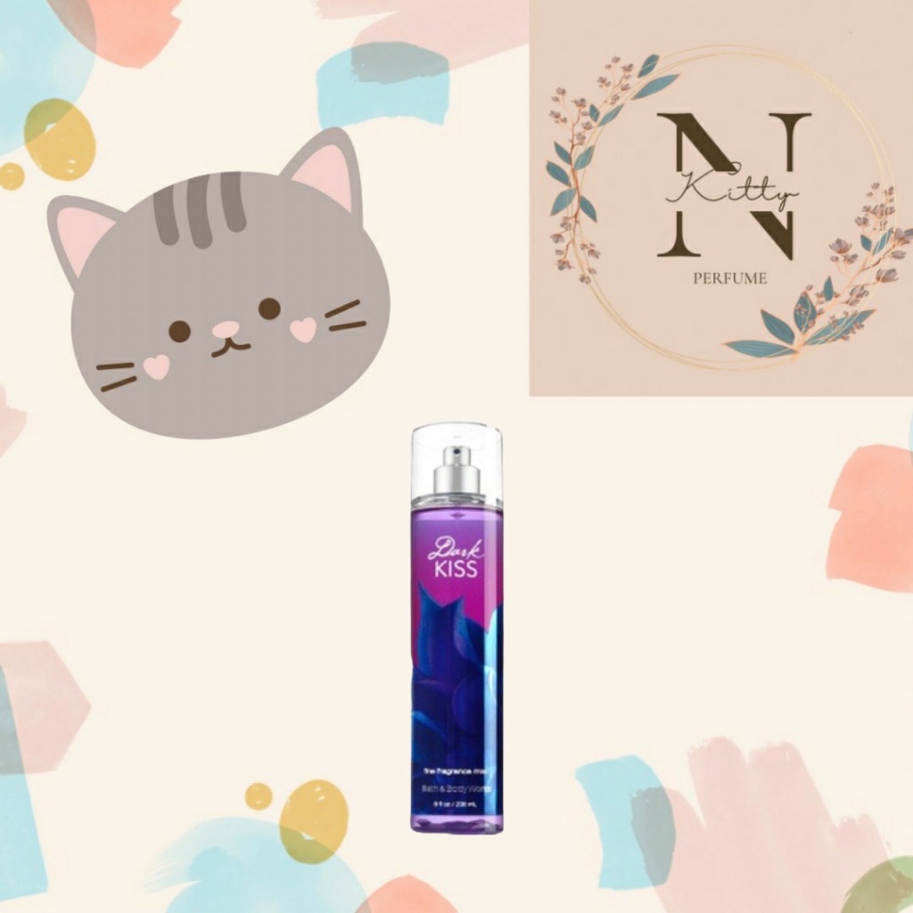 HÀNG CHÍNH HÃNG Lotion Dark Kiss Fine Fragrance Mist Bath and Body Works 250ml/Chính Hãng