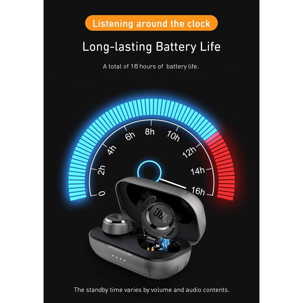 Tai Nghe Bluetooth 5.0 TWS T280 Chống Thấm Nước Có Điều Khiển Cảm Ứng