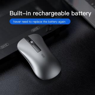 DGT Wireless mouse mice Rechargeable Ultra-thin Metal Mute mouse for Windows computer